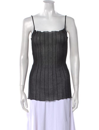 A. ROEGE HOVE Square Neckline Sleeveless Top
