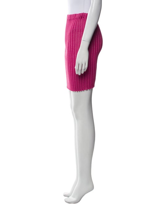 A. ROEGE HOVE Striped Mini Skirt