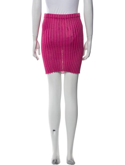 A. ROEGE HOVE Striped Mini Skirt
