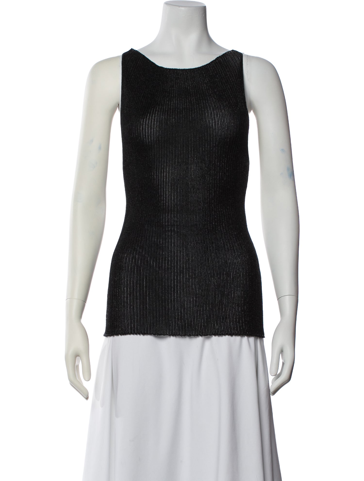 A. ROEGE HOVE Scoop Neck Sleeveless Top