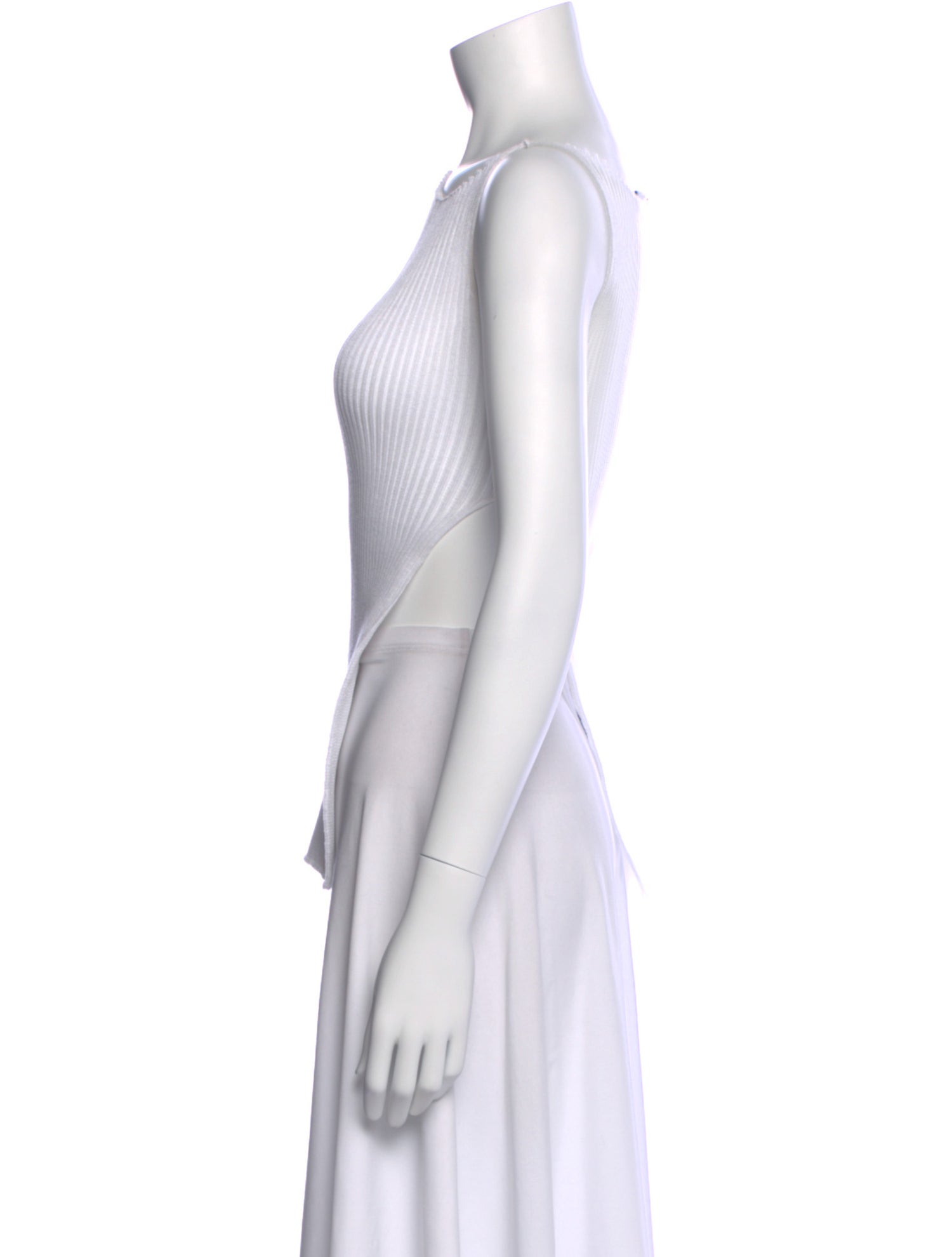 A. ROEGE HOVE Asymmetrical Sleeveless Top