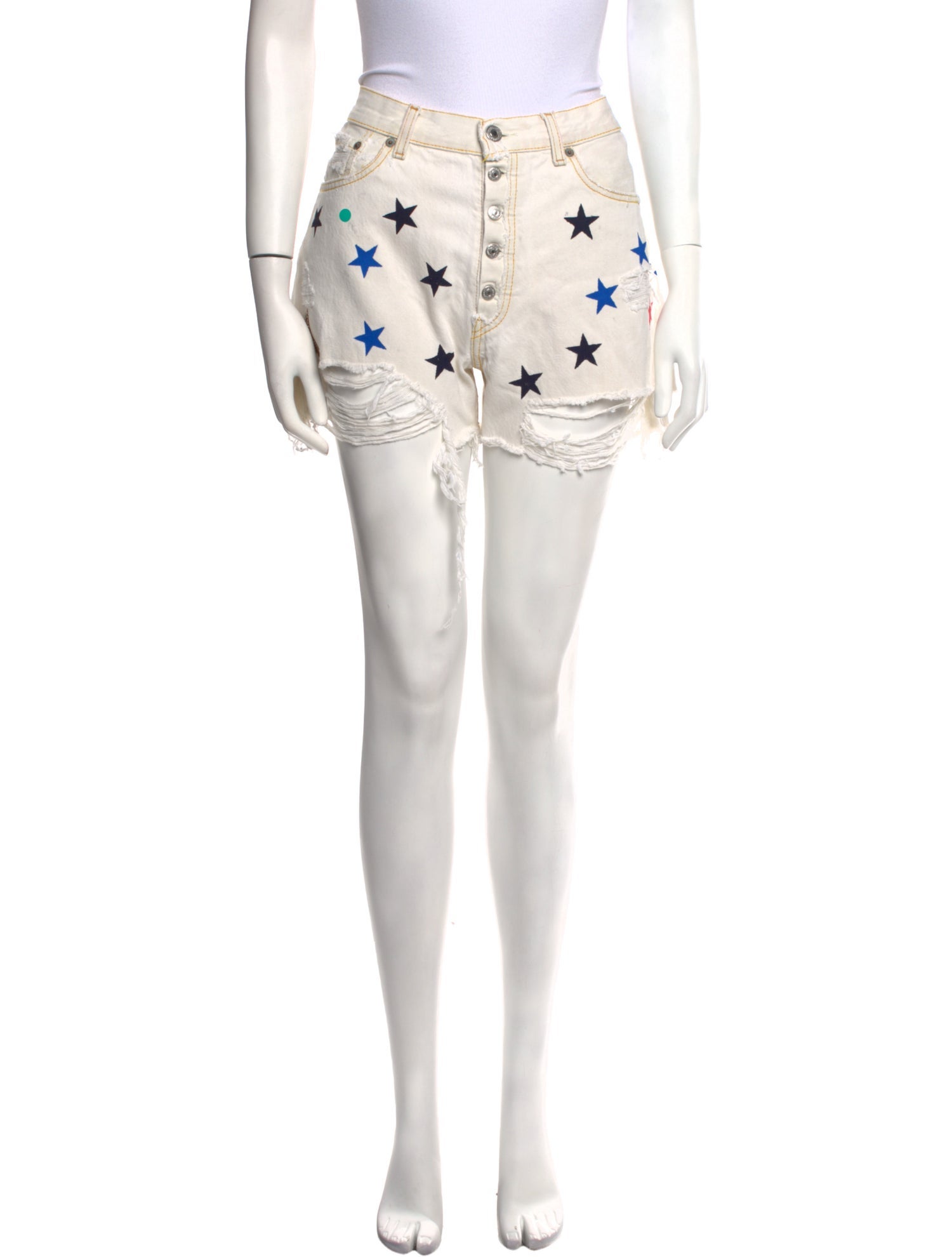 Rossano Perini Printed Mini Shorts