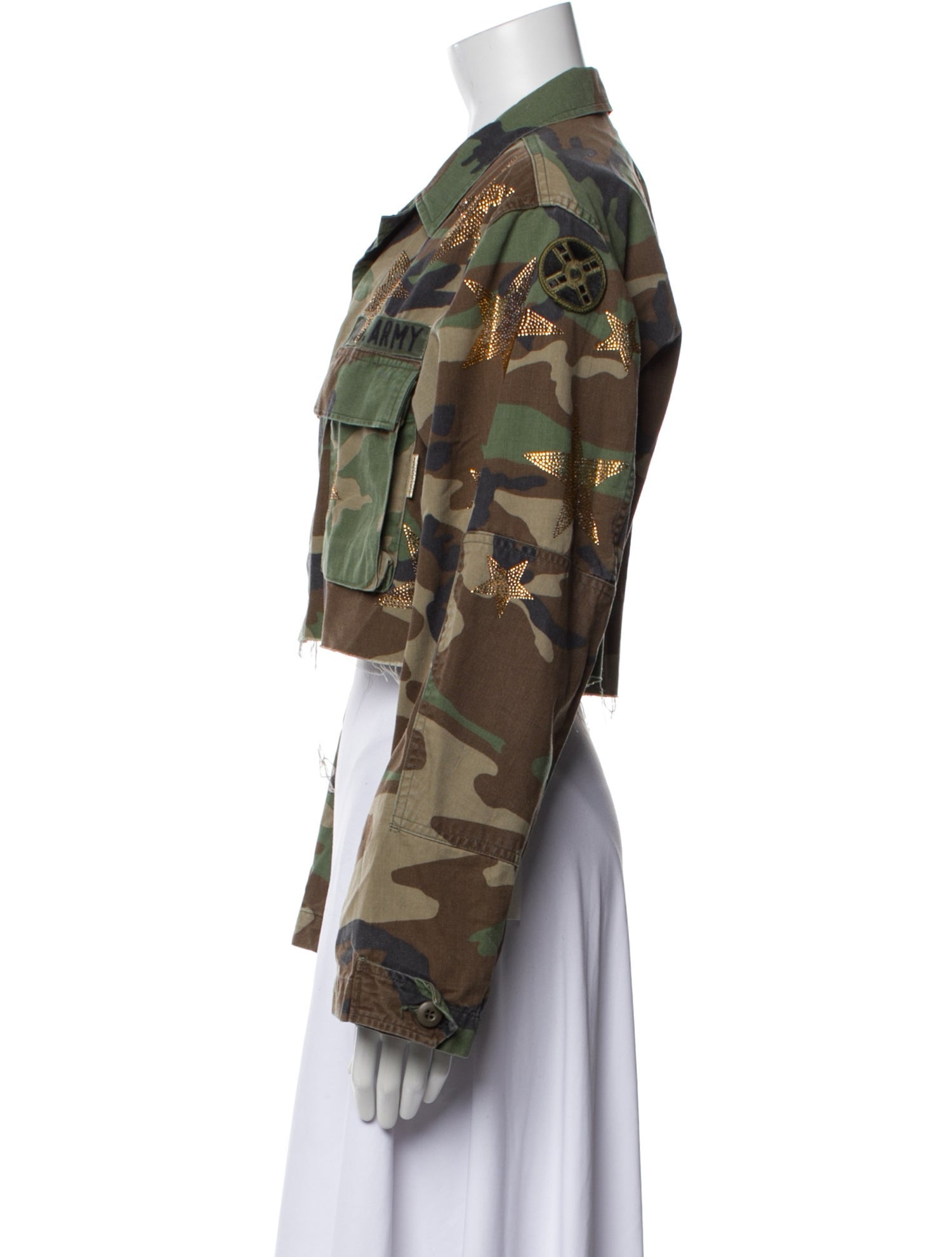 Rossano Perini Camouflage Print Bolero w/ Tags