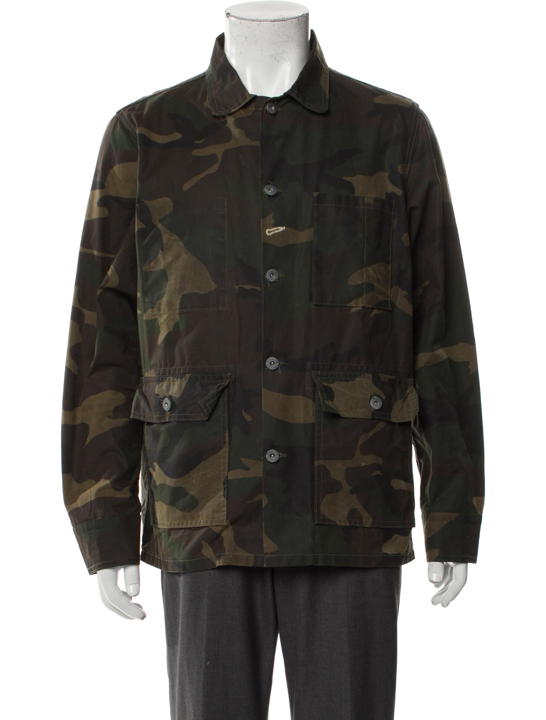 Rogue Territory Camouflage Print Utility Jacket