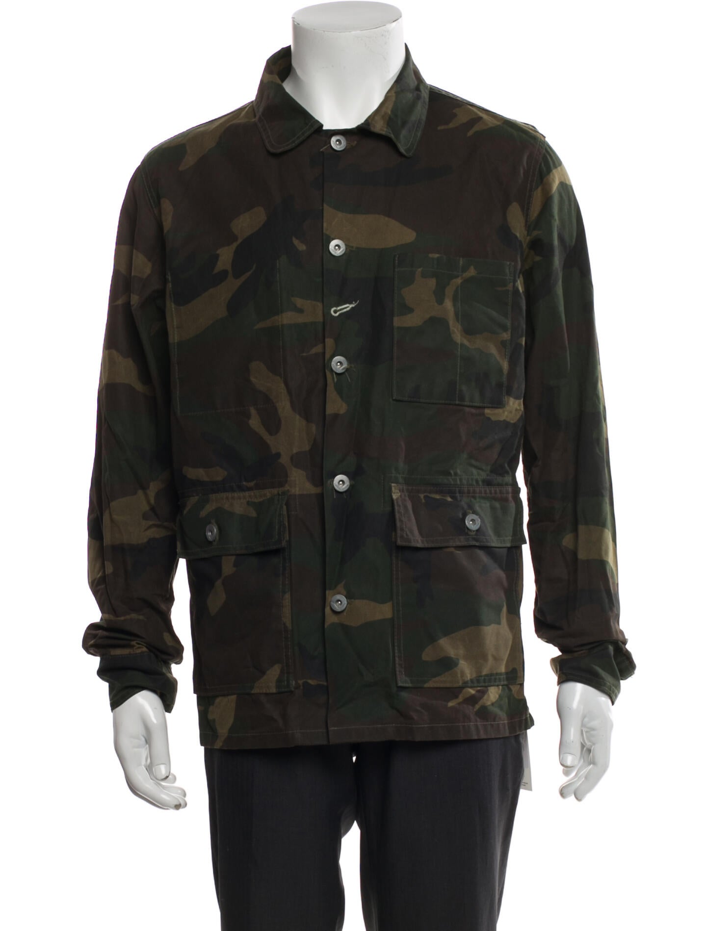 Rogue Territory Camouflage Print Utility Jacket