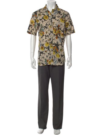 Rogue Territory Floral Print Short Sleeve Shirt