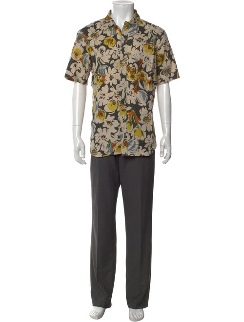 Rogue Territory Floral Print Short Sleeve Shirt