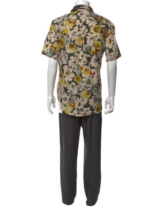 Rogue Territory Floral Print Short Sleeve Shirt