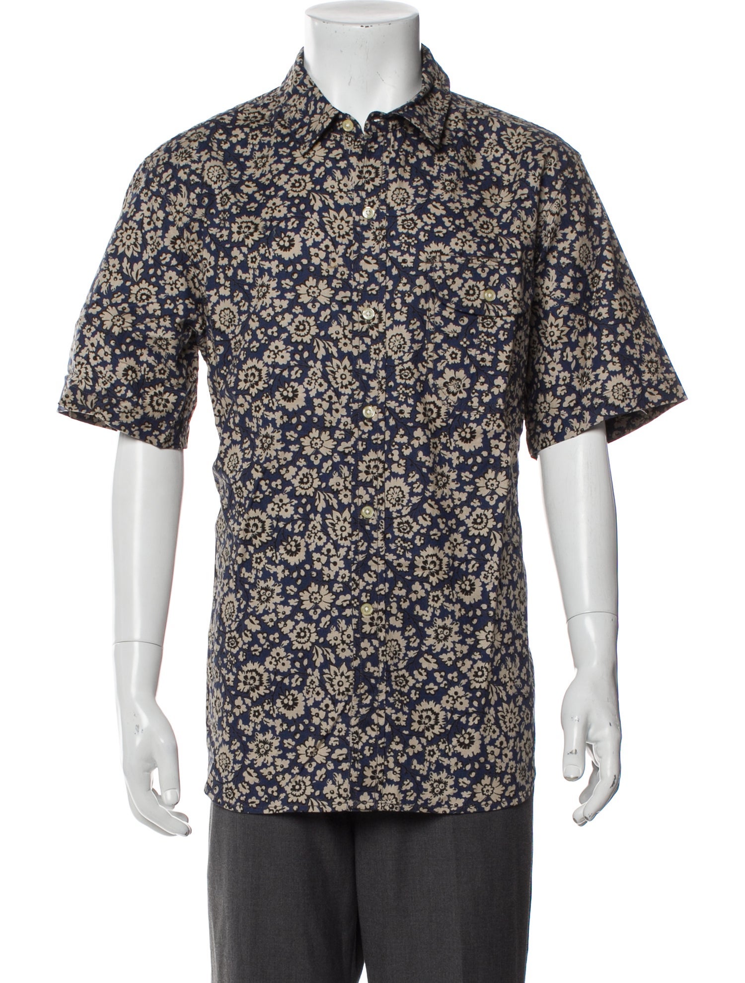 Rogue Territory Floral Print Short Sleeve Shirt
