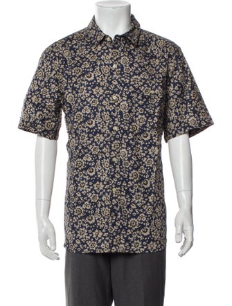 Rogue Territory Floral Print Short Sleeve Shirt