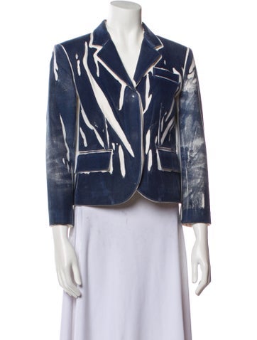 Rohka Jackets Wool Striped Blazer S