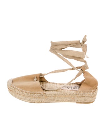 Rose Suede Espadrilles