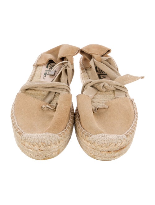 Rose Suede Espadrilles