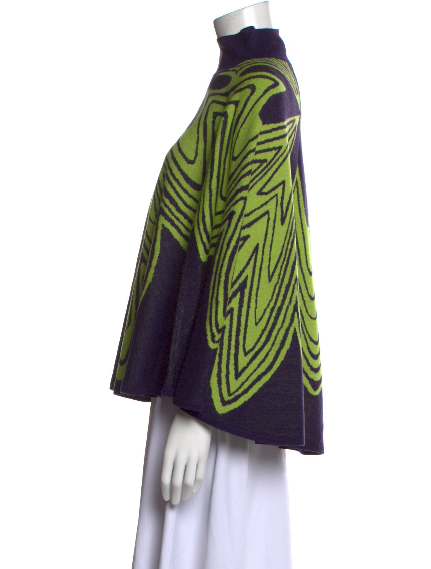 James Coviello X Anna Sui Wool Printed Sweater