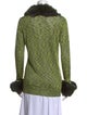James Coviello X Anna Sui Mock Neck Long Sleeve Sweatshirt