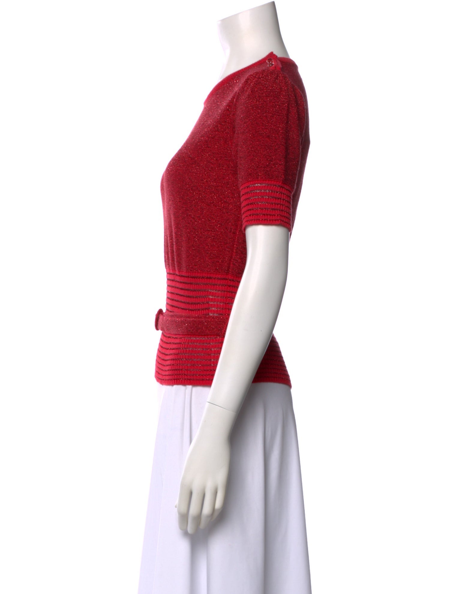 James Coviello X Anna Sui Striped Crew Neck Top w/ Tags