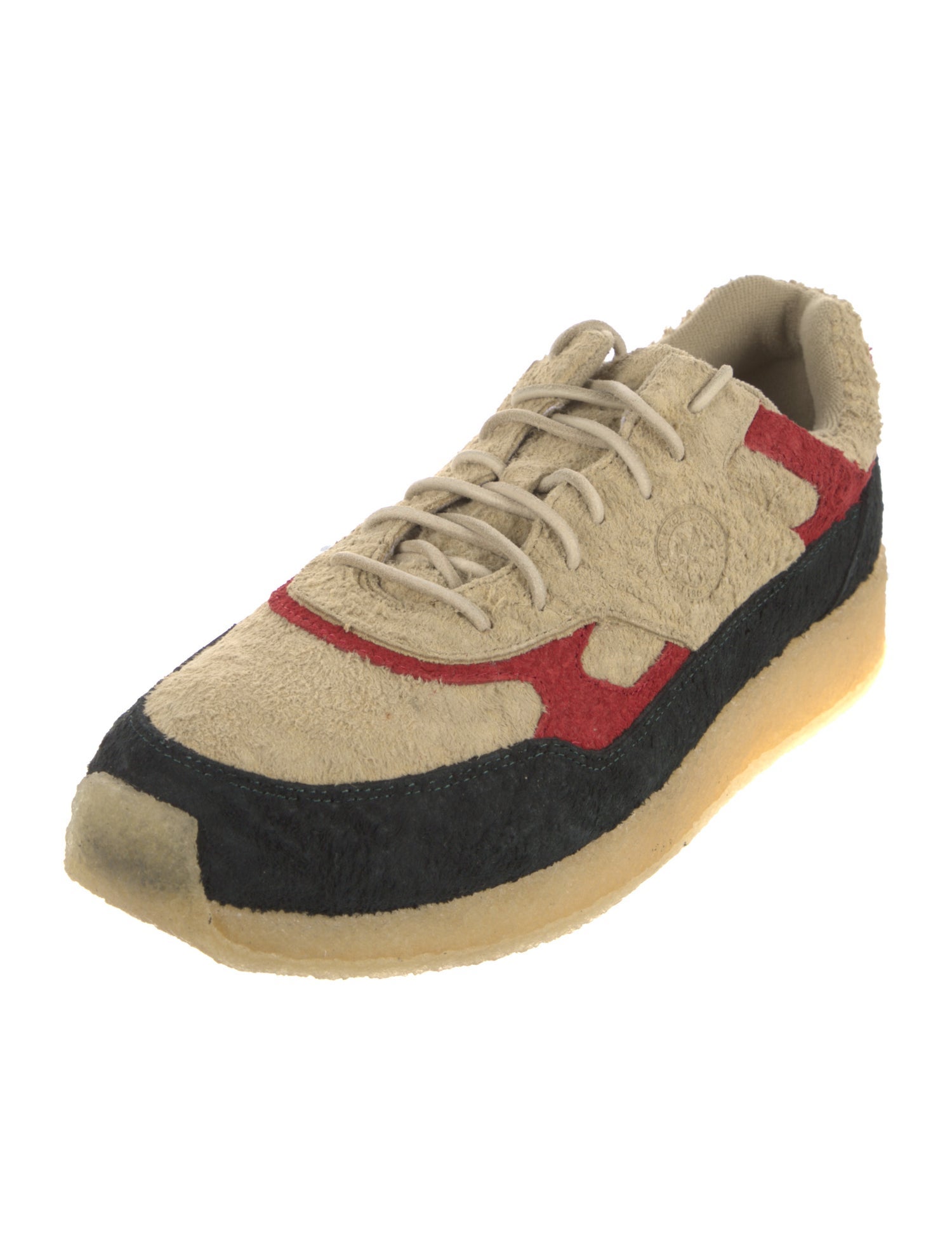 Ronnie Fieg x Clarks Leather Printed Sneakers w/ Tags