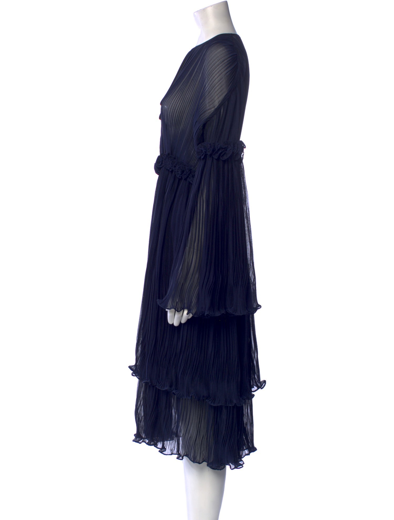 Romance Was Born Crew Neck Midi Length Dress