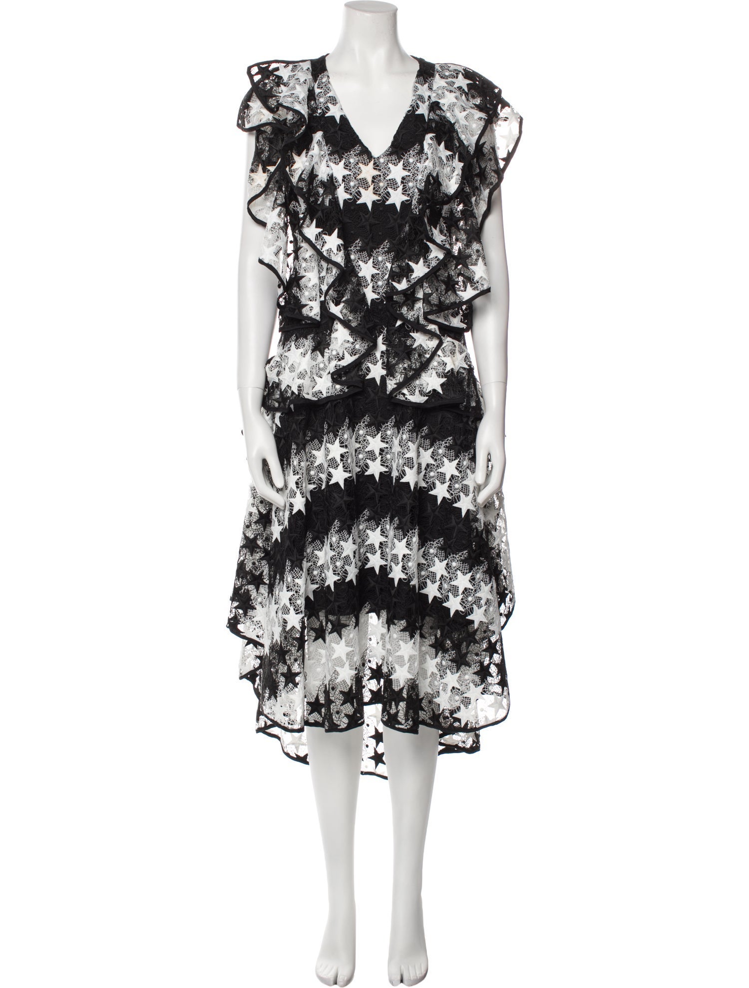 Romance Was Born Printed Midi Length Dress