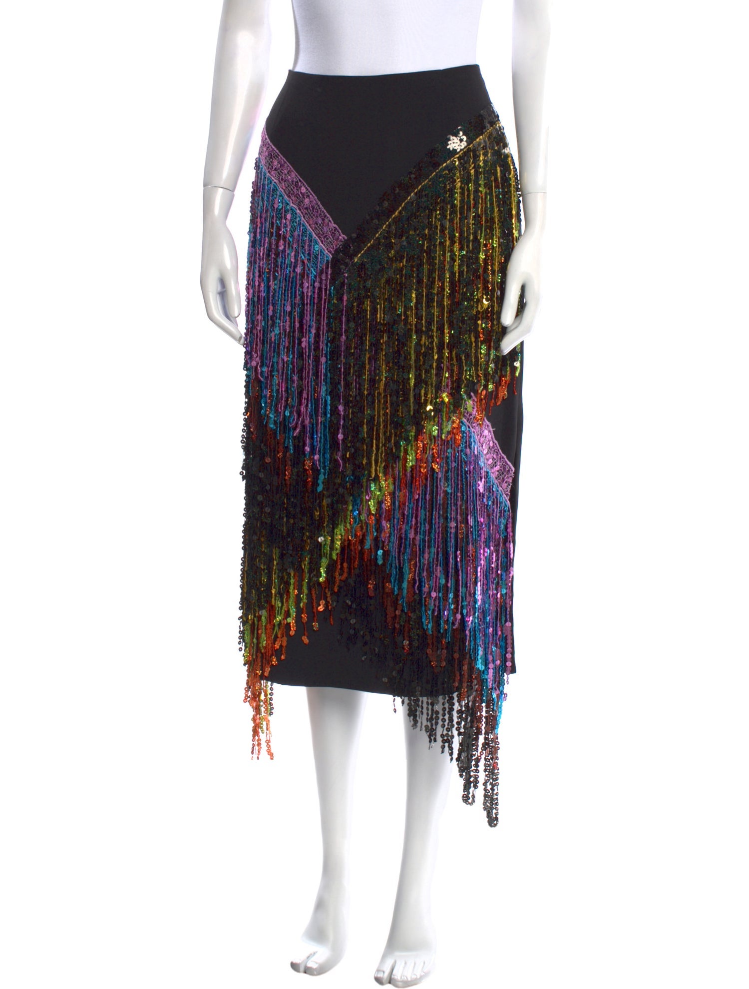 Romance Was Born Printed Midi Length Skirt