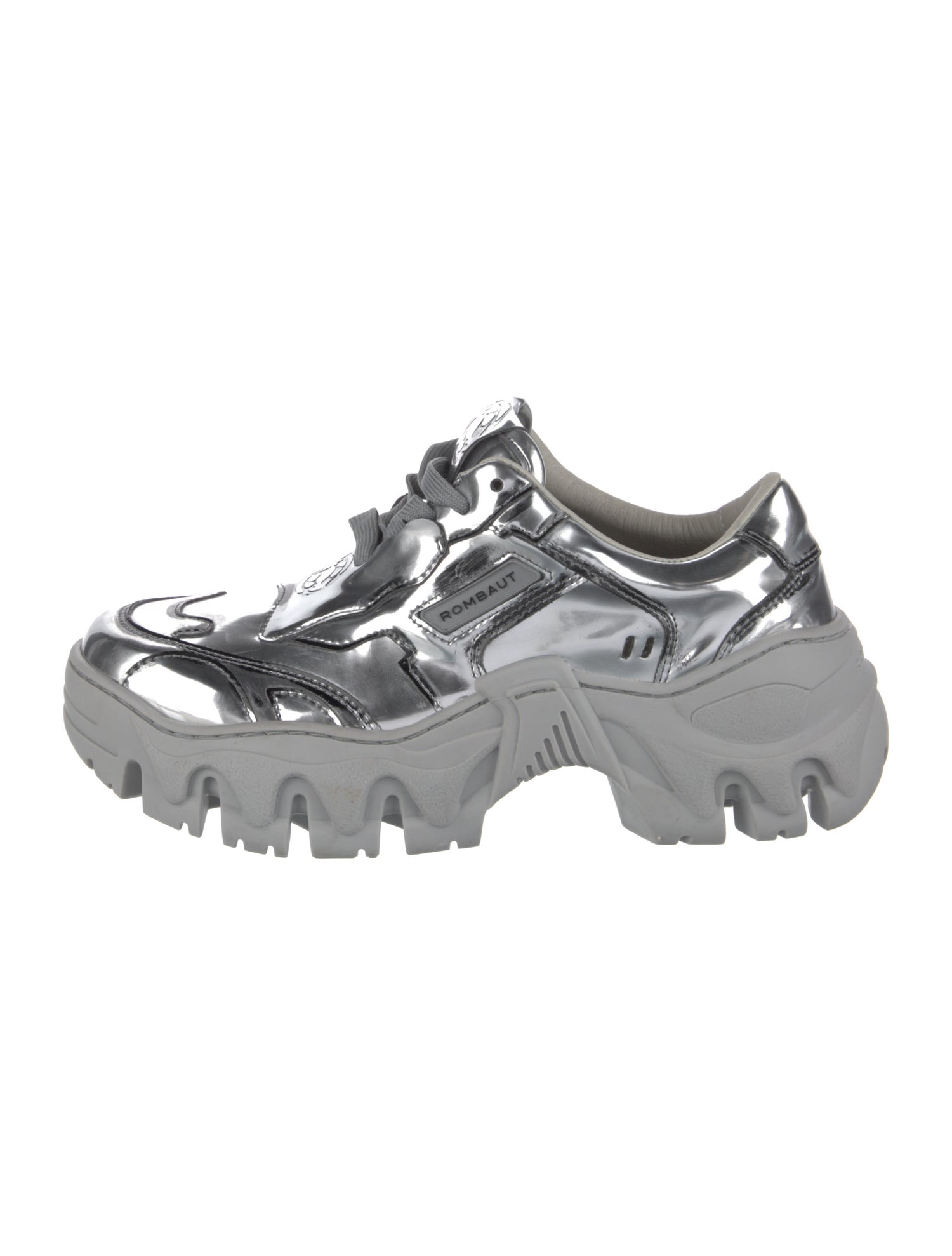 Rombaut Patent Leather Chunky Sneakers