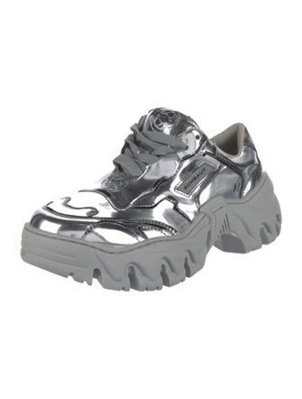 Rombaut Patent Leather Chunky Sneakers