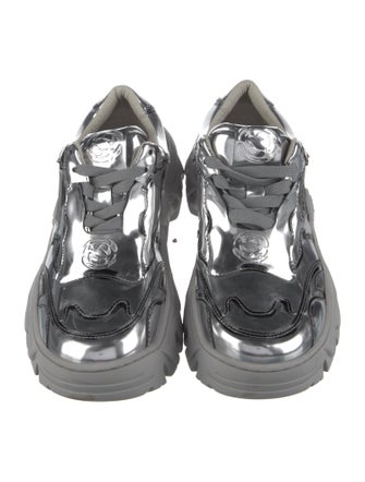 Rombaut Patent Leather Chunky Sneakers