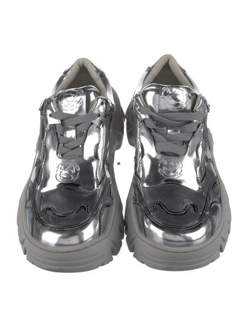Rombaut Patent Leather Chunky Sneakers