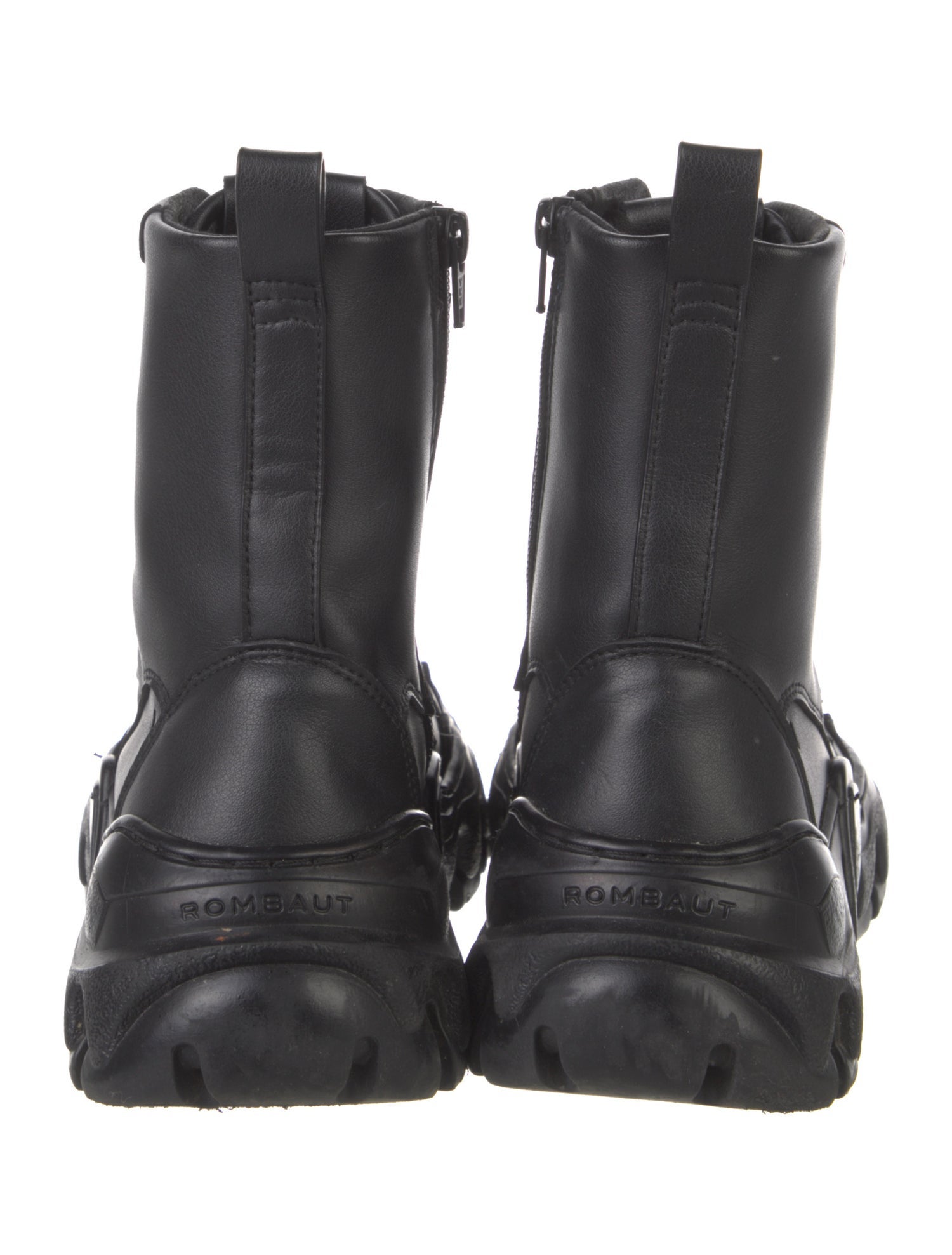 Rombaut Leather Combat Boots