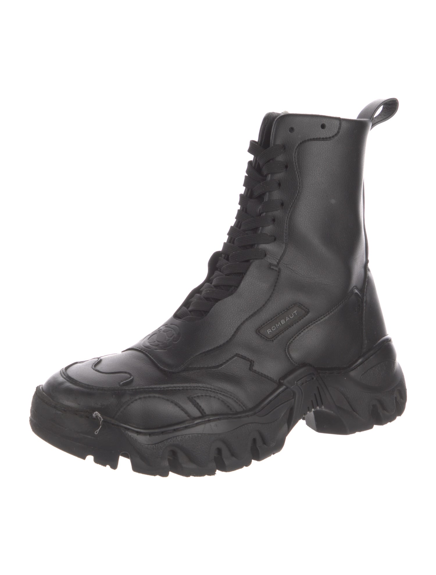 Rombaut Leather Combat Boots