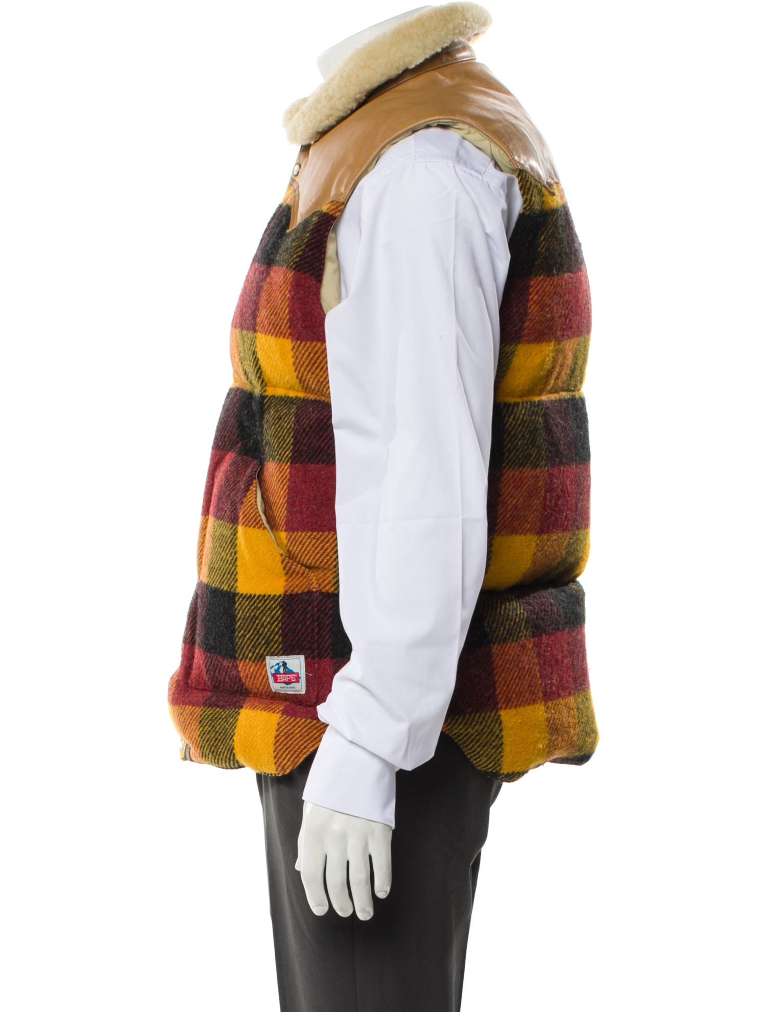 Rocky Mountain Featherbed Co. Wool Plaid Print Vest
