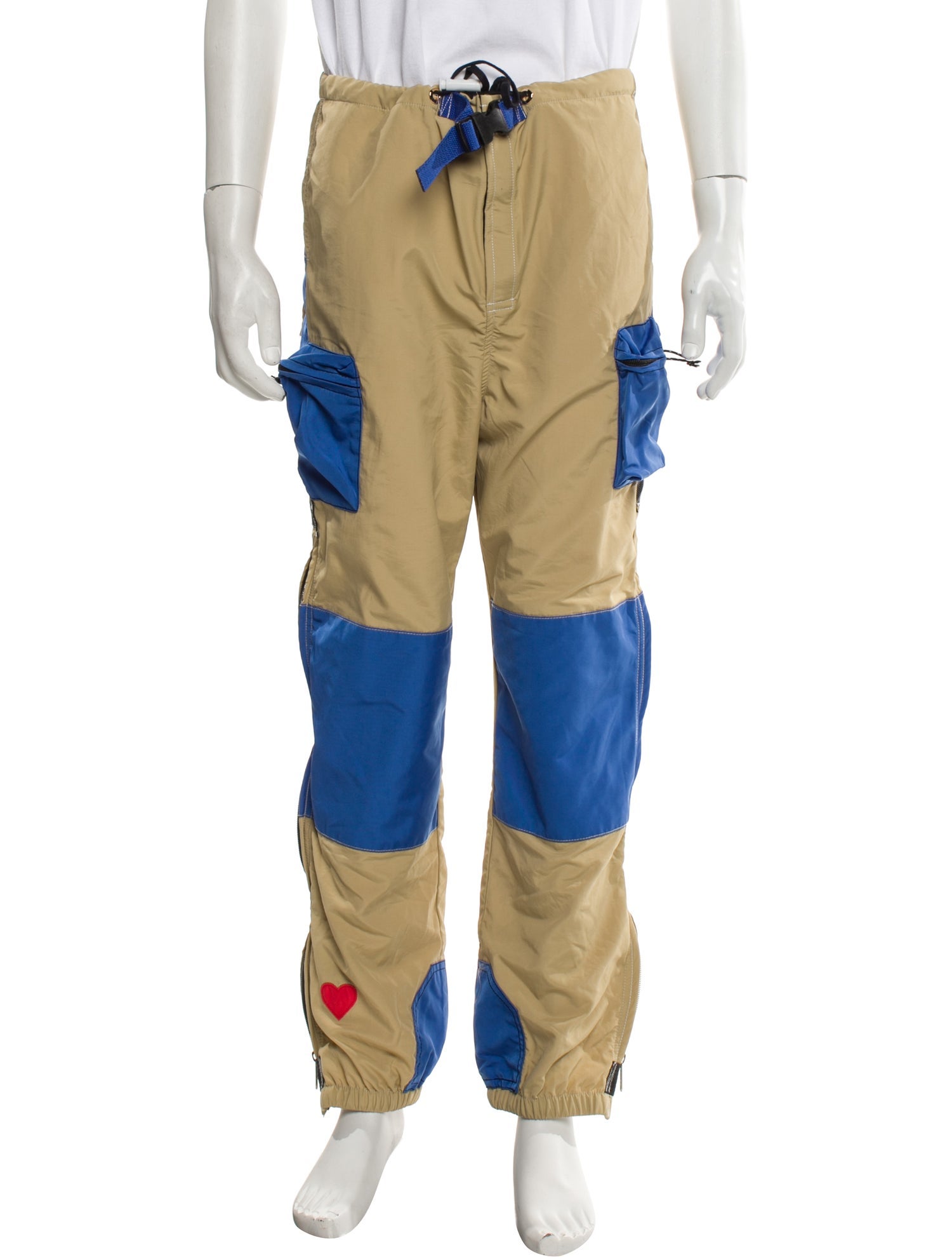 Round Two Colorblock Pattern Ski Pants w/ Tags