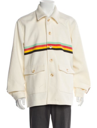 Round Two Striped Utility Jacket