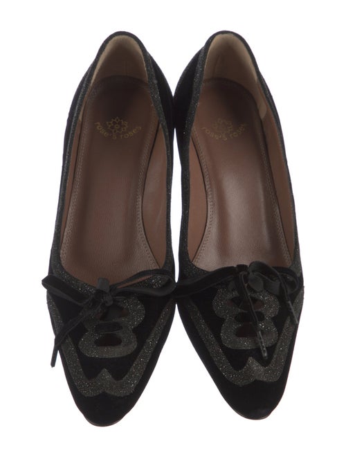 rose's roses Velvet Pumps