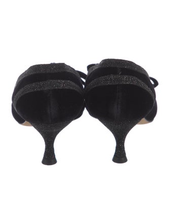 rose's roses Velvet Pumps