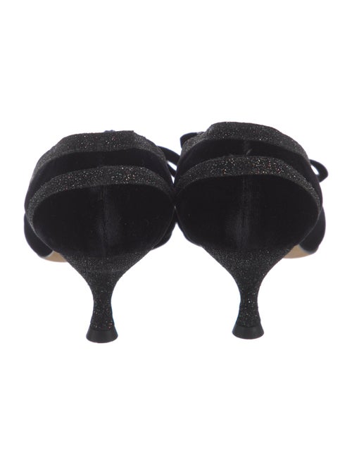 rose's roses Velvet Pumps