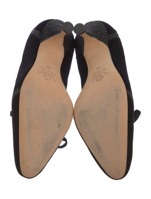 rose's roses Velvet Pumps