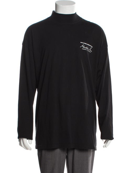 Martine Rose Graphic Print Turtleneck Pullover