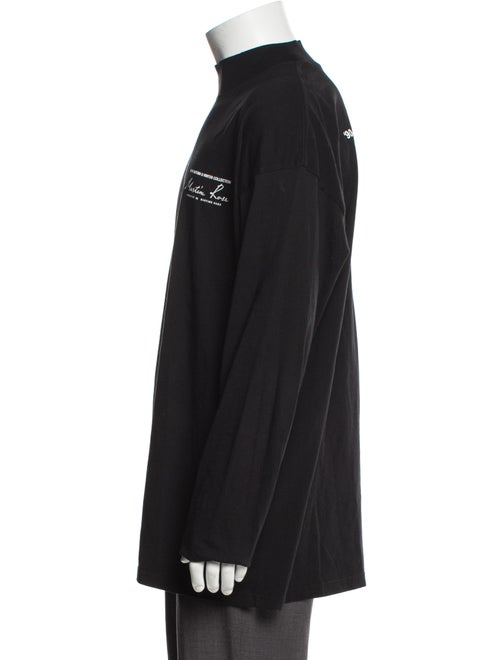 Martine Rose Graphic Print Turtleneck Pullover