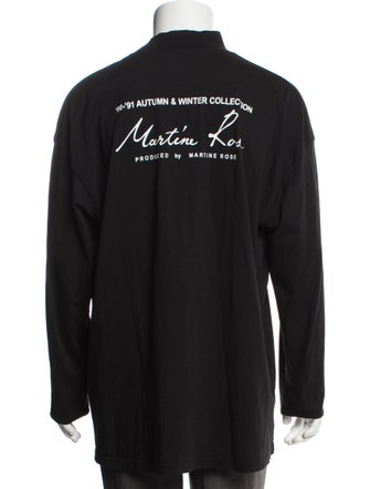 Martine Rose Graphic Print Turtleneck Pullover