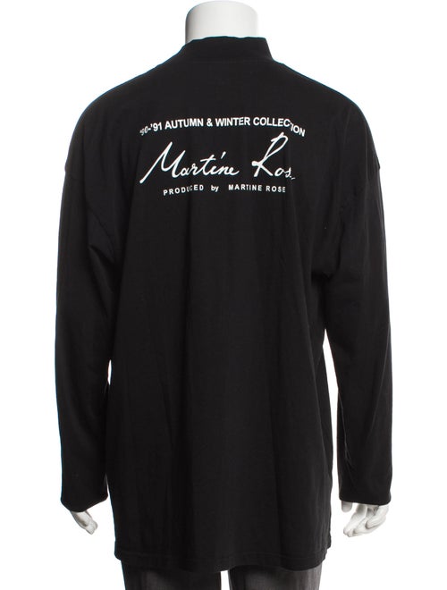 Martine Rose Graphic Print Turtleneck Pullover