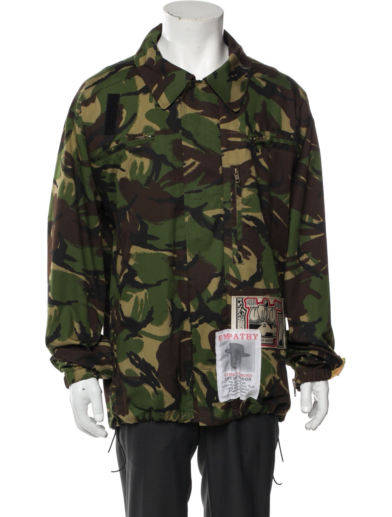 Martine Rose Camouflage Print Utility Jacket