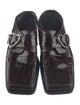 Martine Rose Embossed Leather Monk Straps
