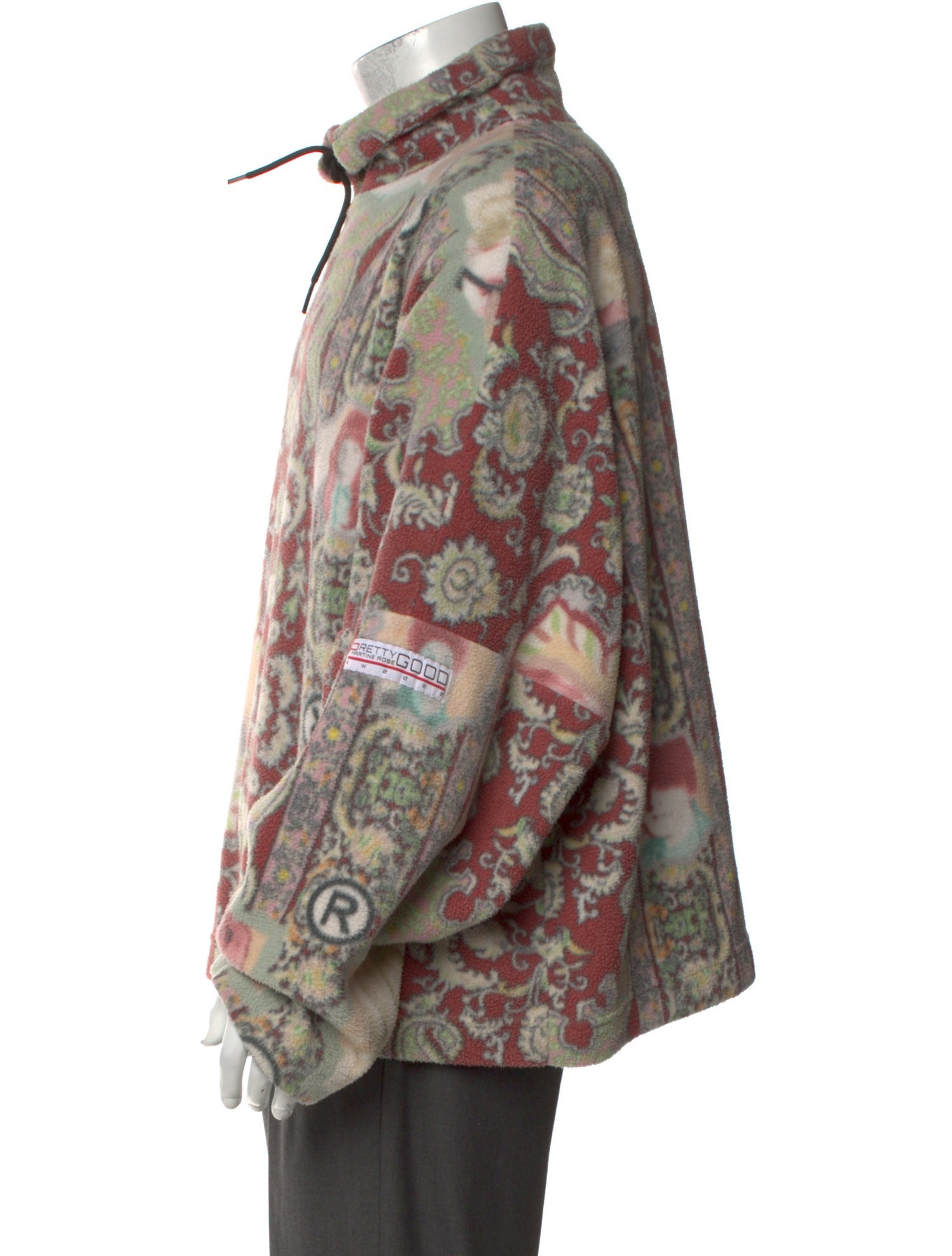 Martine Rose Printed Mock Neck Sweatshirt