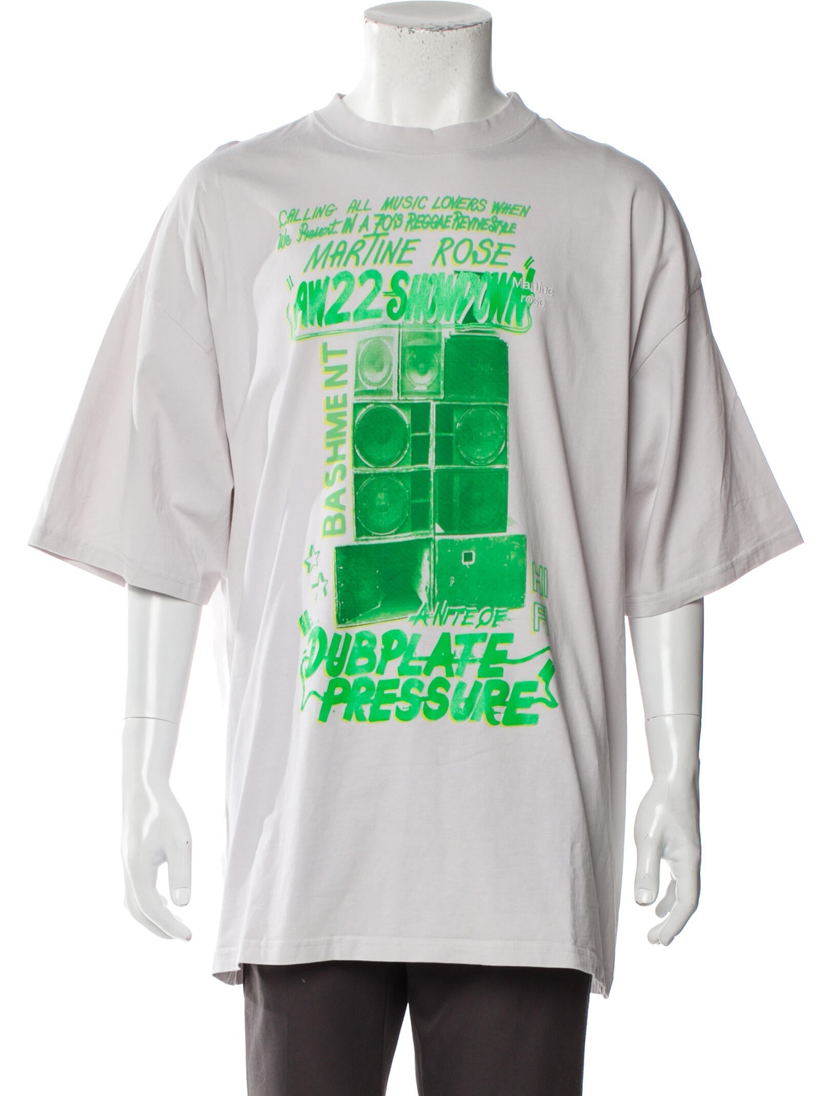 Martine Rose Graphic Print Crew Neck T-Shirt