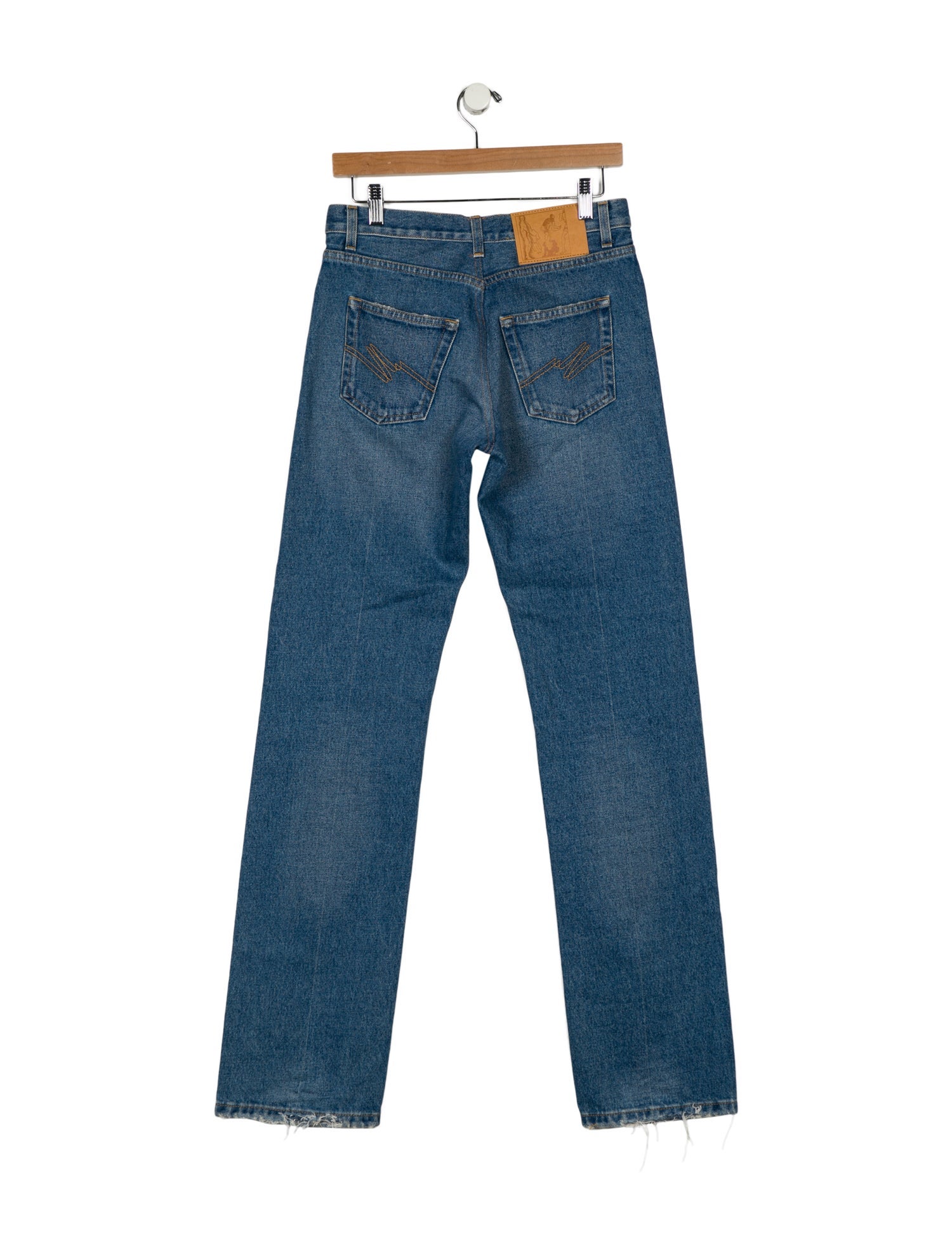 Martine Rose Mid-Rise Straight Leg Jeans