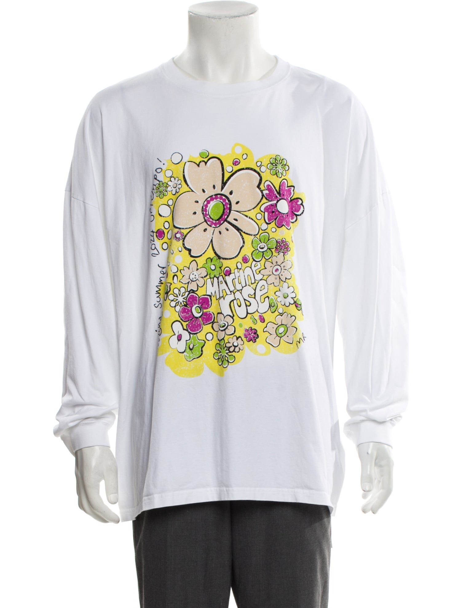 Martine Rose Graphic Print Crew Neck T-Shirt