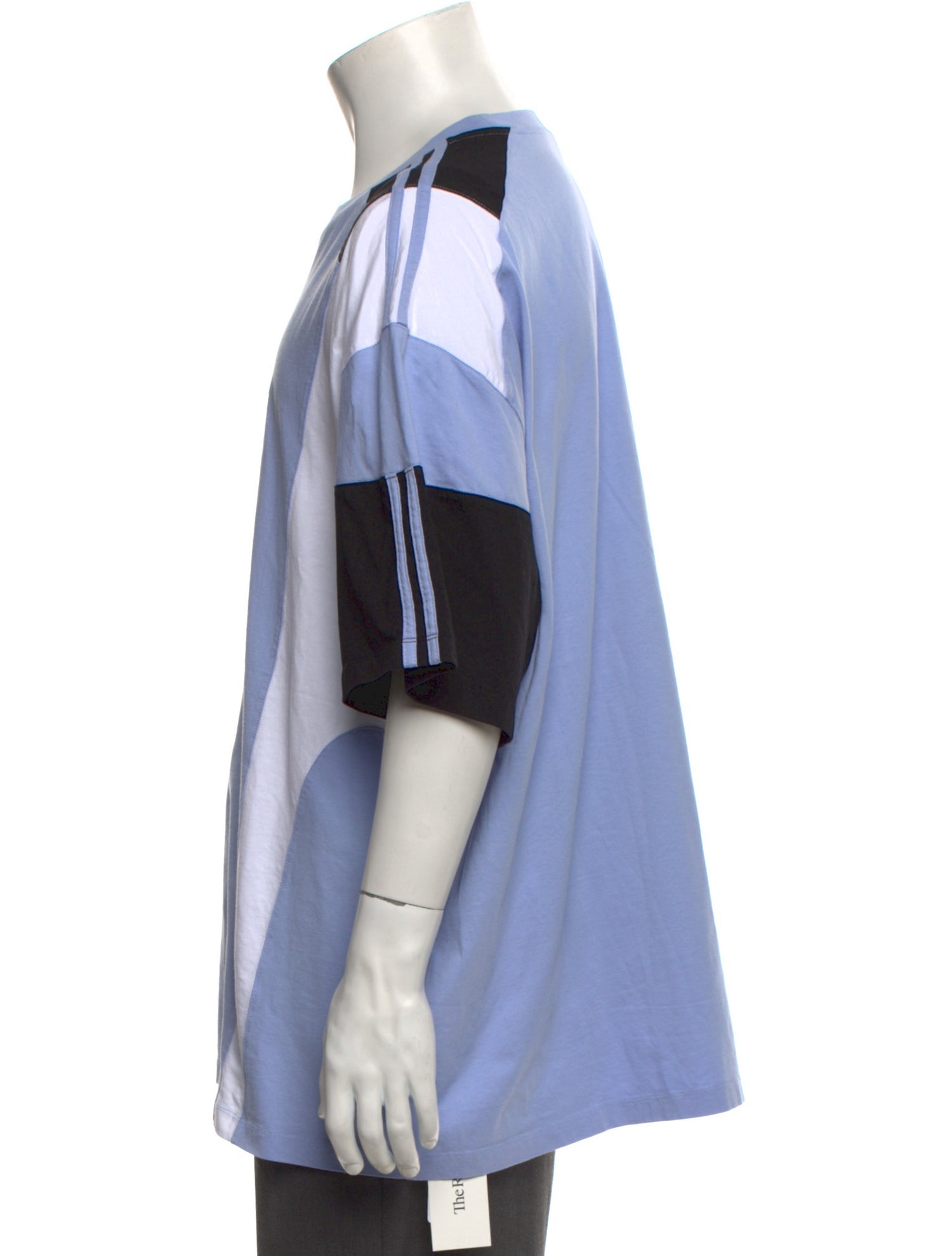 Martine Rose Colorblock Pattern Crew Neck T-Shirt