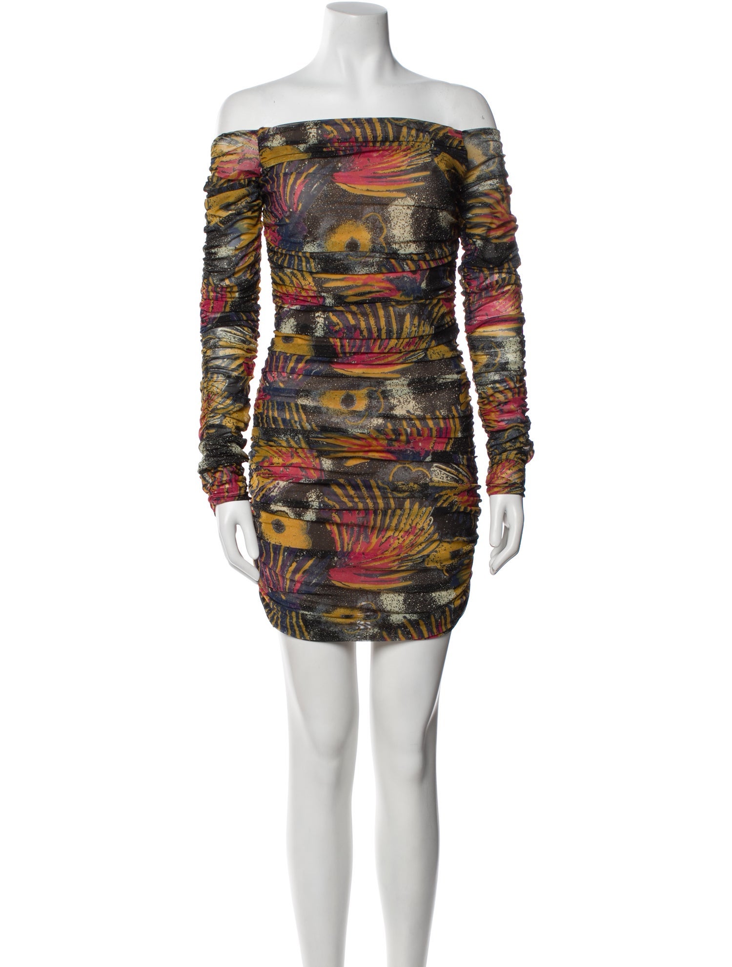 Martine Rose Printed Mini Dress