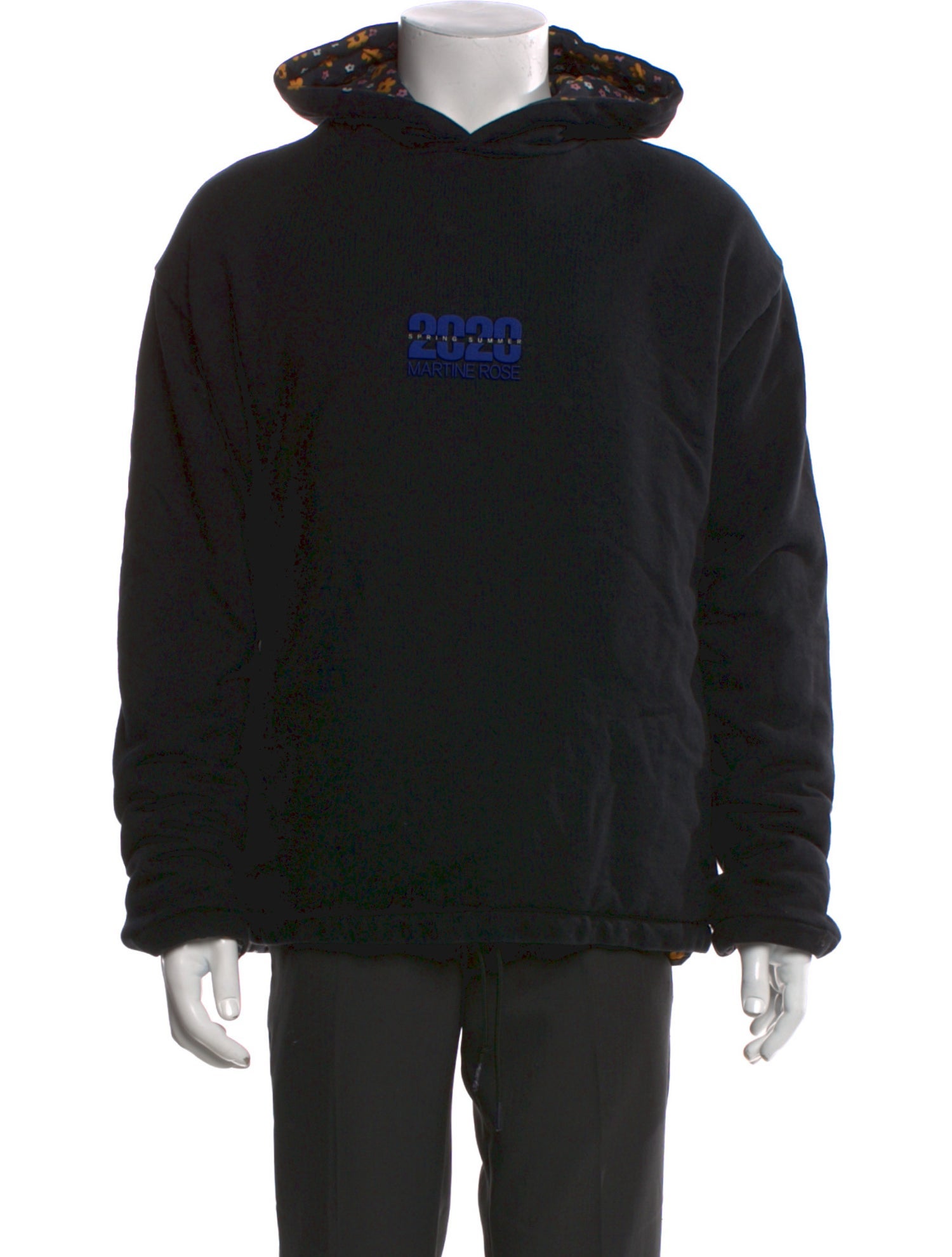 Martine Rose Graphic Print Crew Neck Hoodie